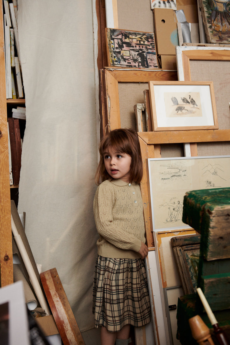 Boys & Girls Dark Green Wool Vest