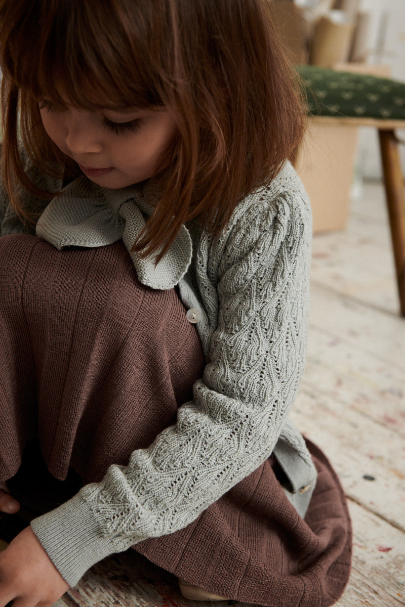 Boys & Girls Dark Green Wool Vest
