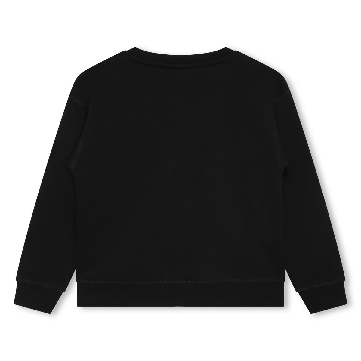 Boys Black Logo Sweatshirt