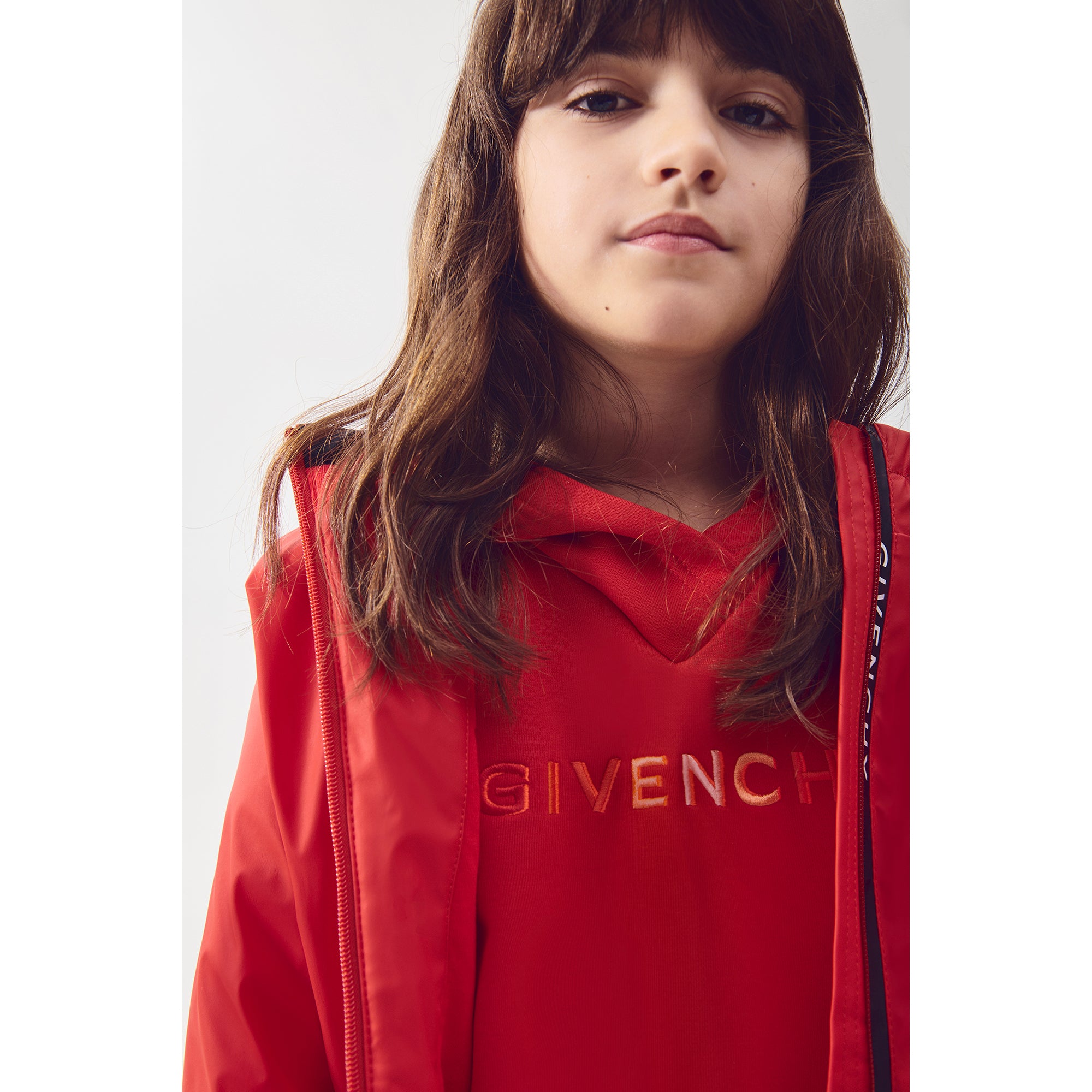 Girls Red Logo Dress