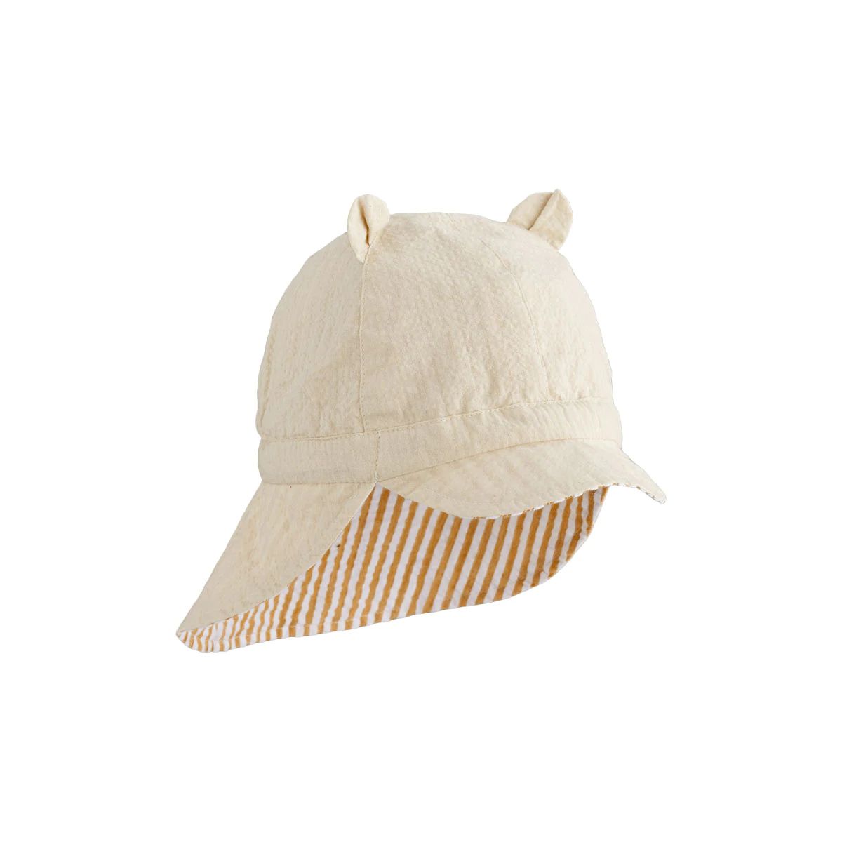 Boys & Girls Yellow Stripe Double Sided Sunhat