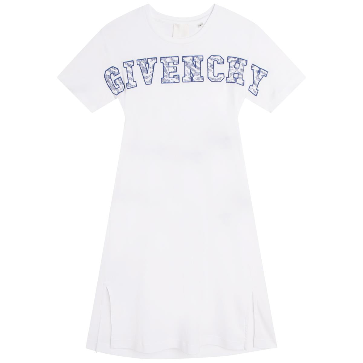 Girls White Logo Dress