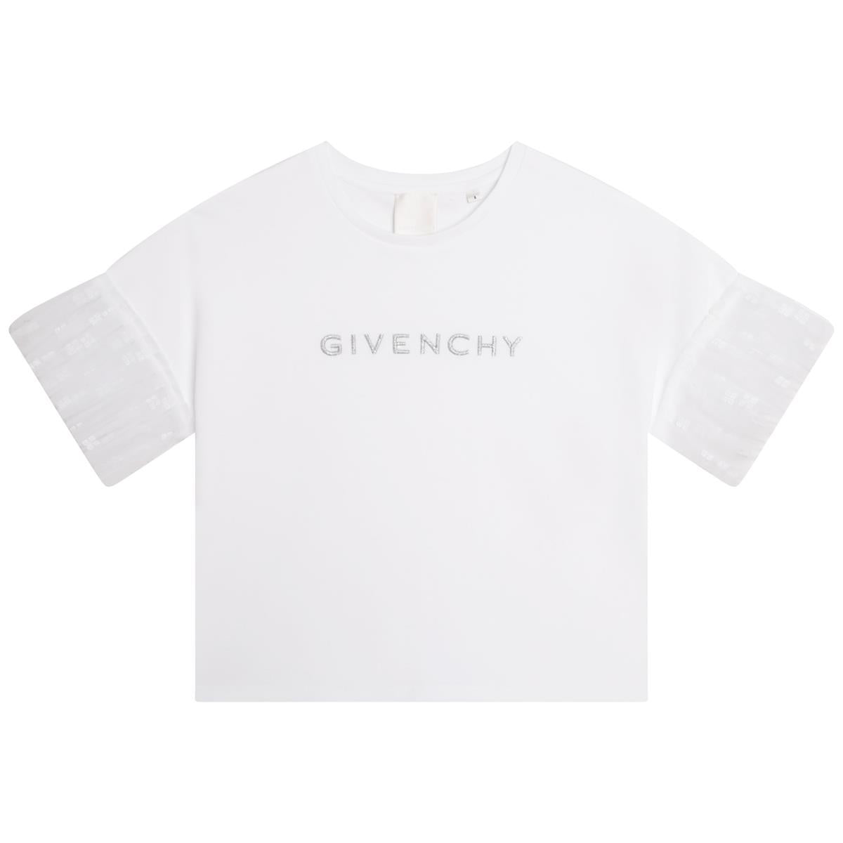 Girls White Logo T-Shirt