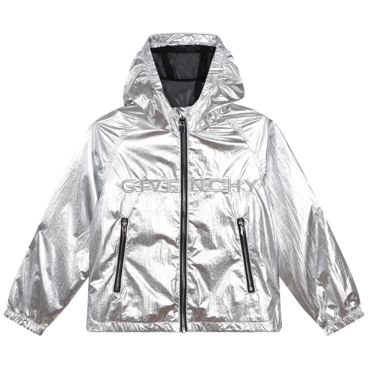 Boys & Girls Grey Hooded Sweatshirt