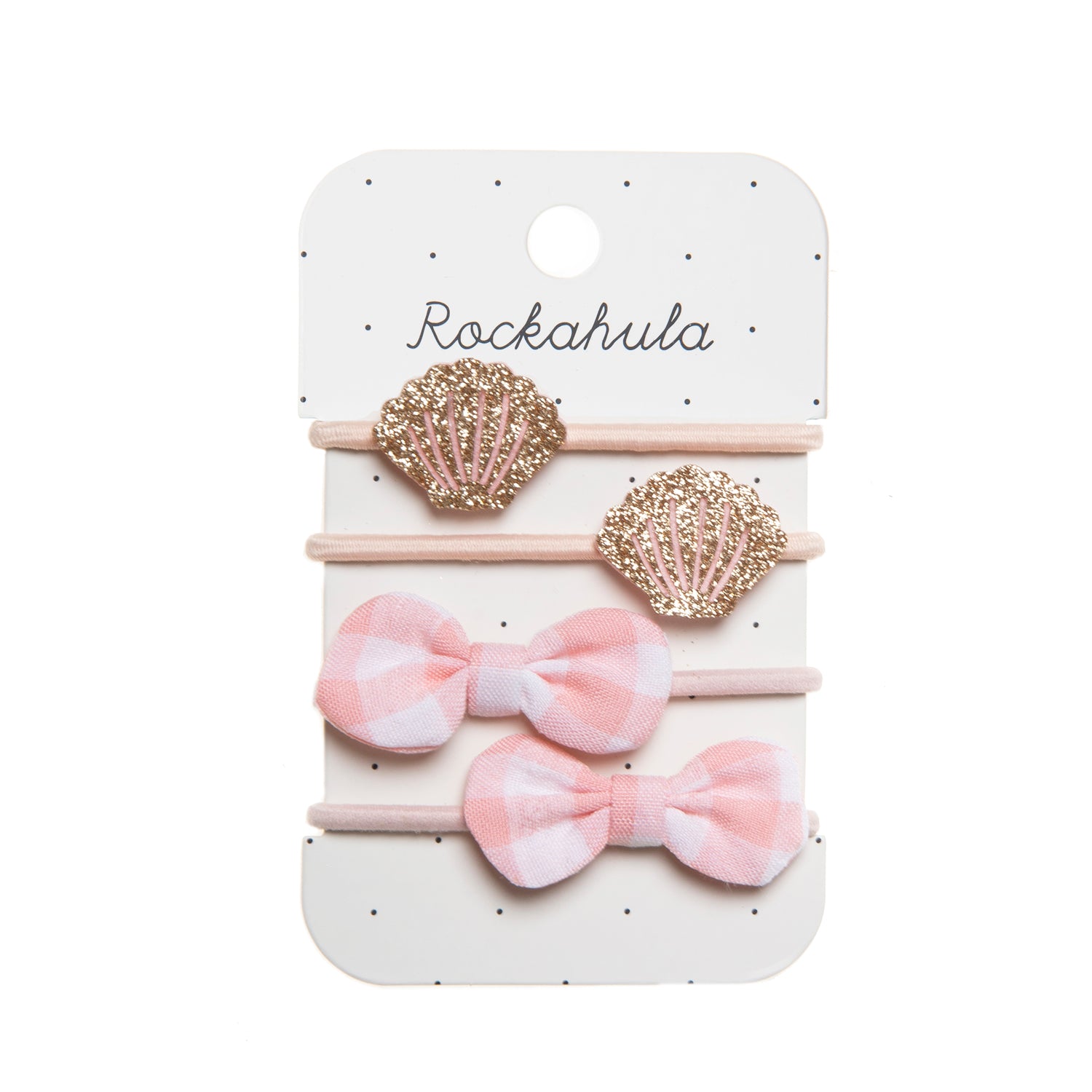 Poneys pailletés coquillages