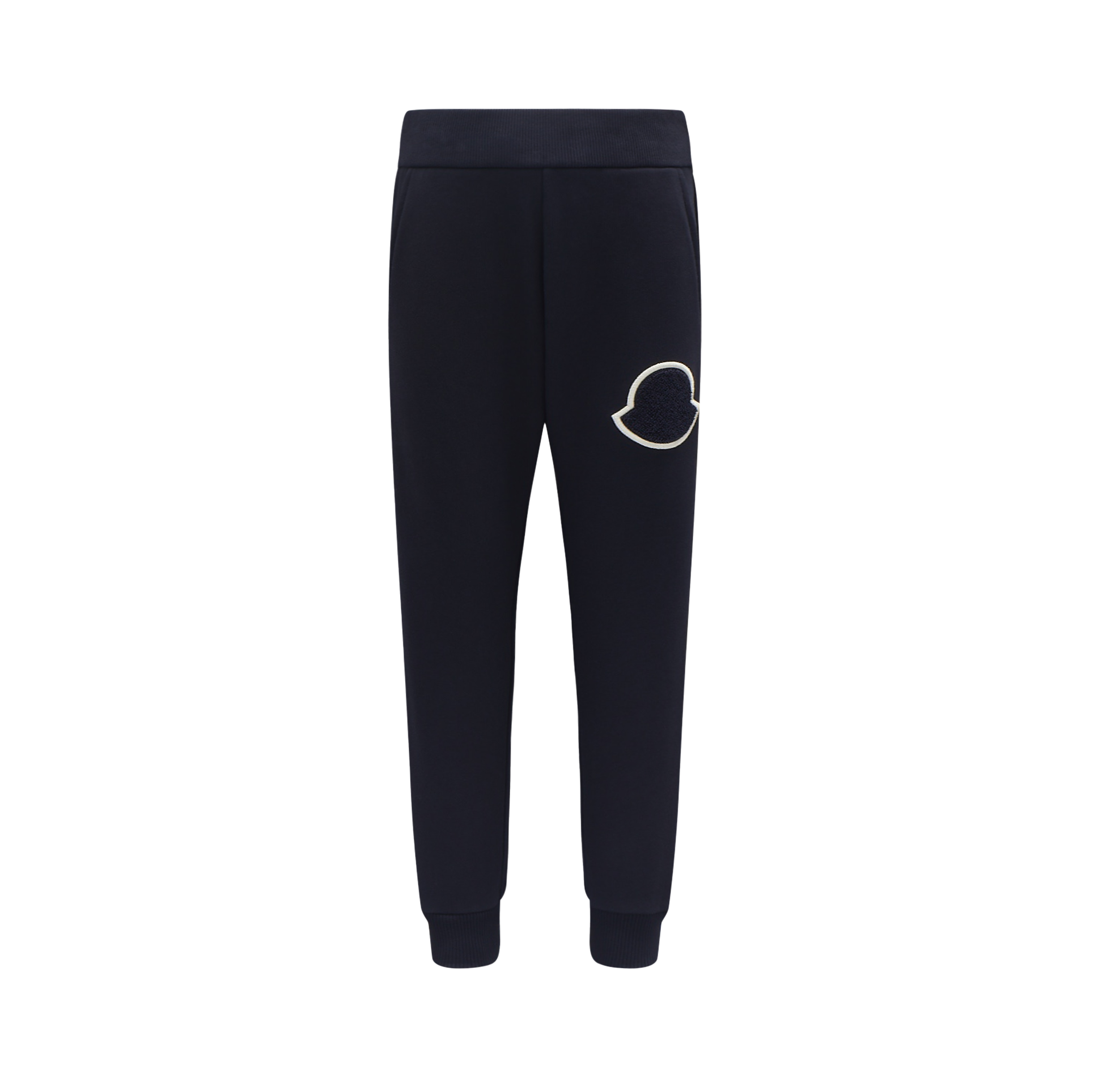 Boys & Girls Navy Logo Cotton Trousers