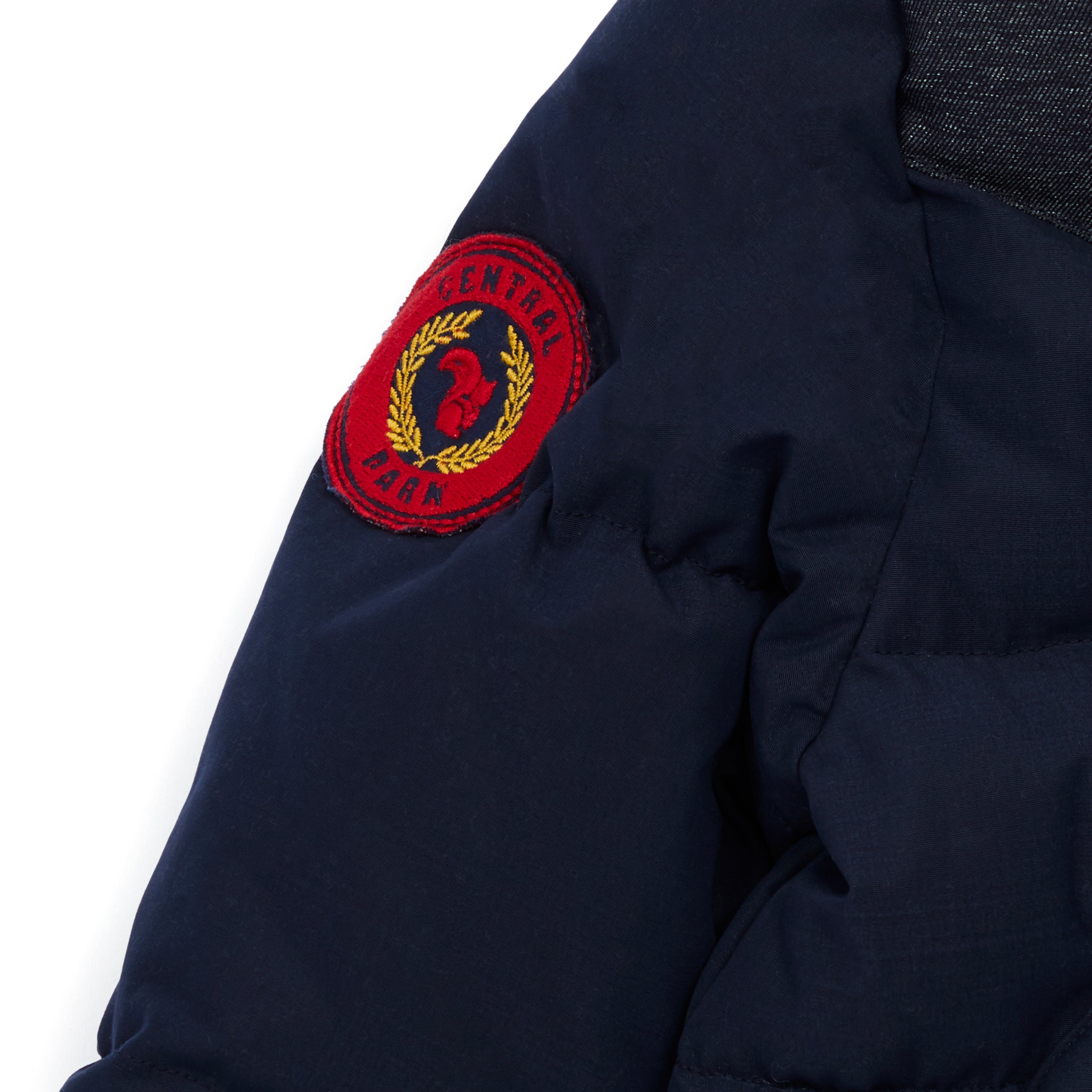 Boys Blue Hooded Coat