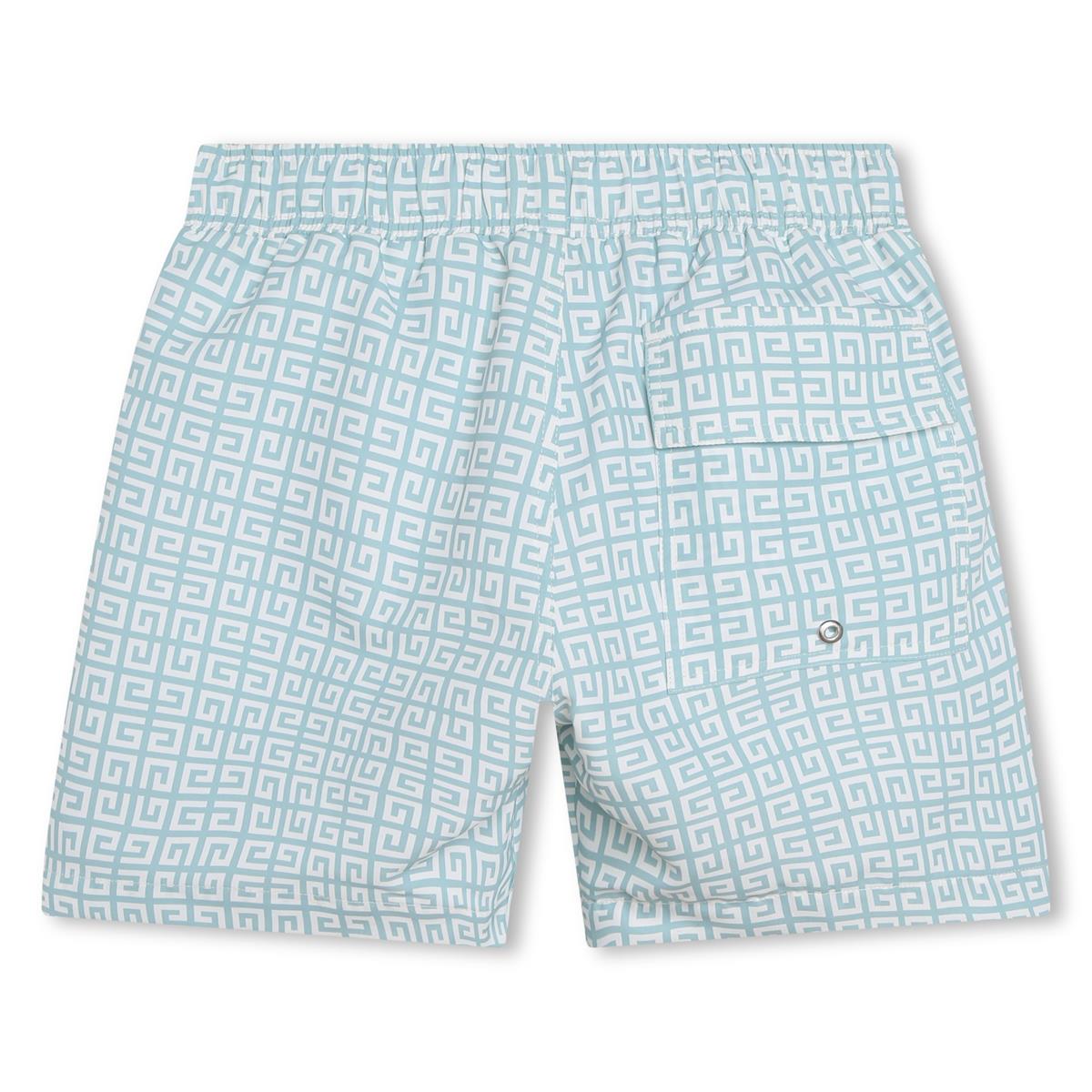 Boys Green Logo Swim Shorts