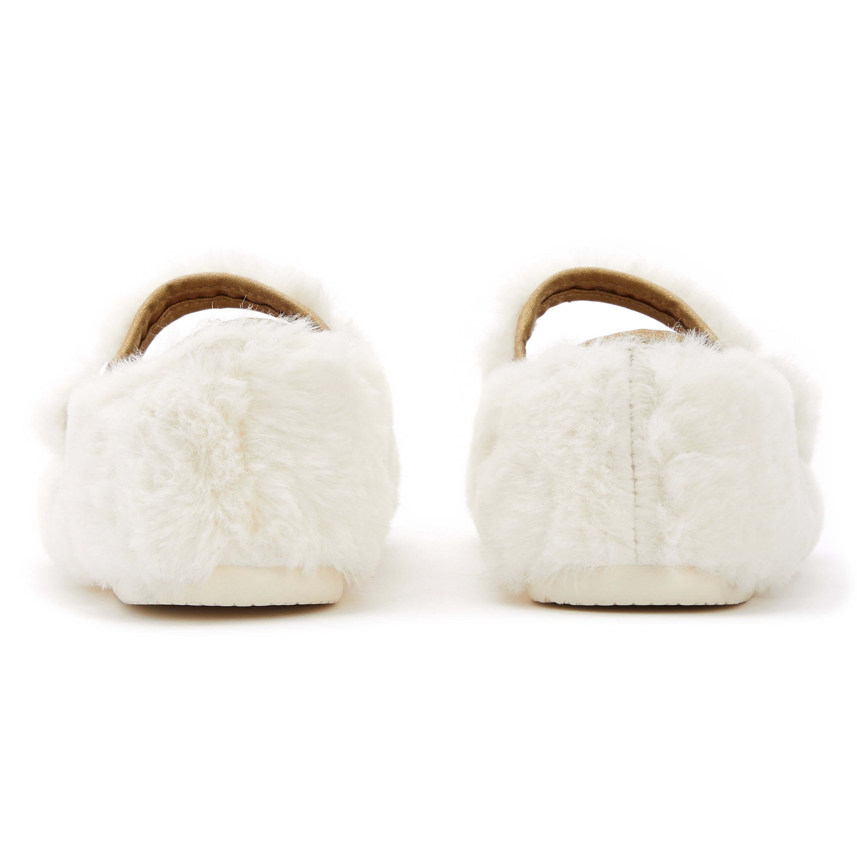 Baby Girls Ecru Cotton Shoes