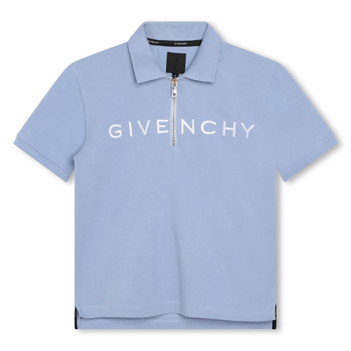 Boys Blue Logo Polo Shirt