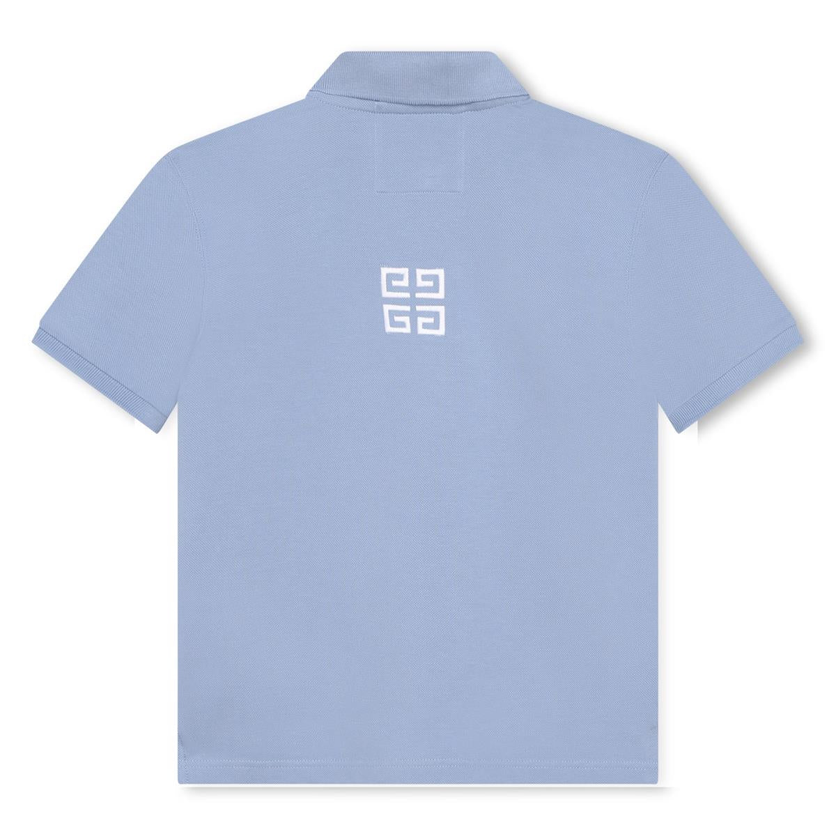 Boys Blue Logo Polo Shirt