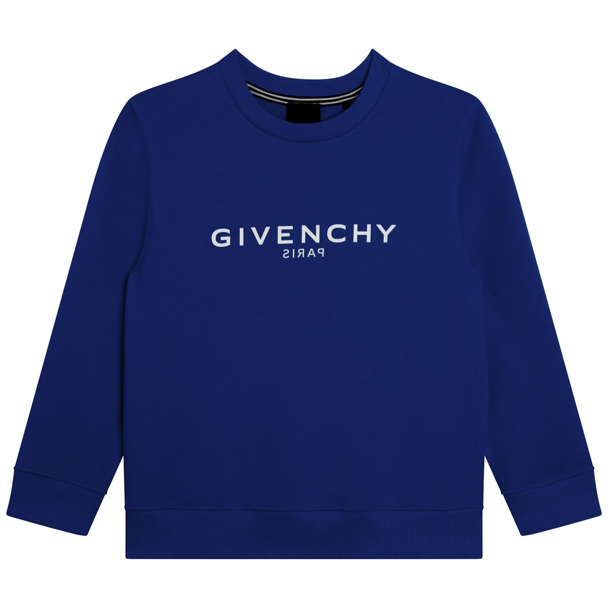 Boys Blue Logo Sweatshirt