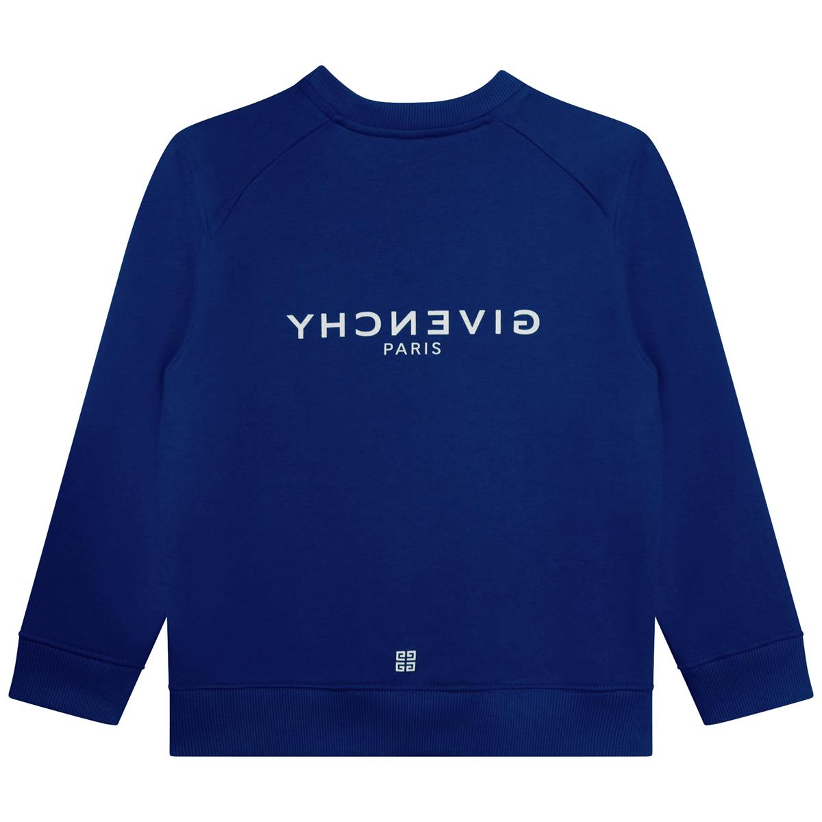 Boys Blue Logo Sweatshirt