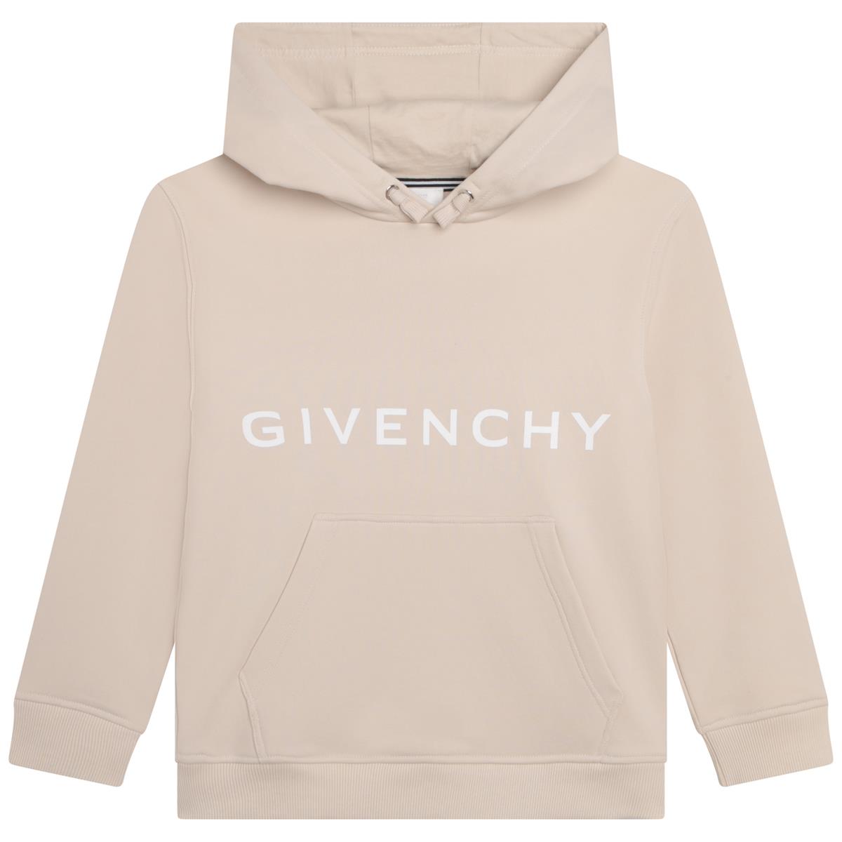 Boys Beige Logo Sweatshirt