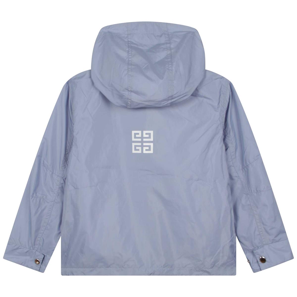 Boys & Girls Blue Hooded Sweatshirt