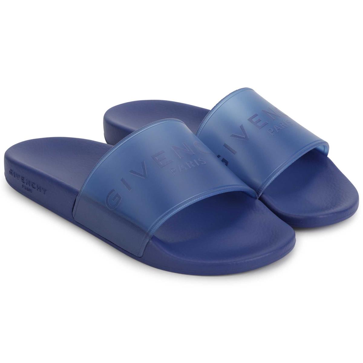 Boys & Girls Blue Logo Sandals