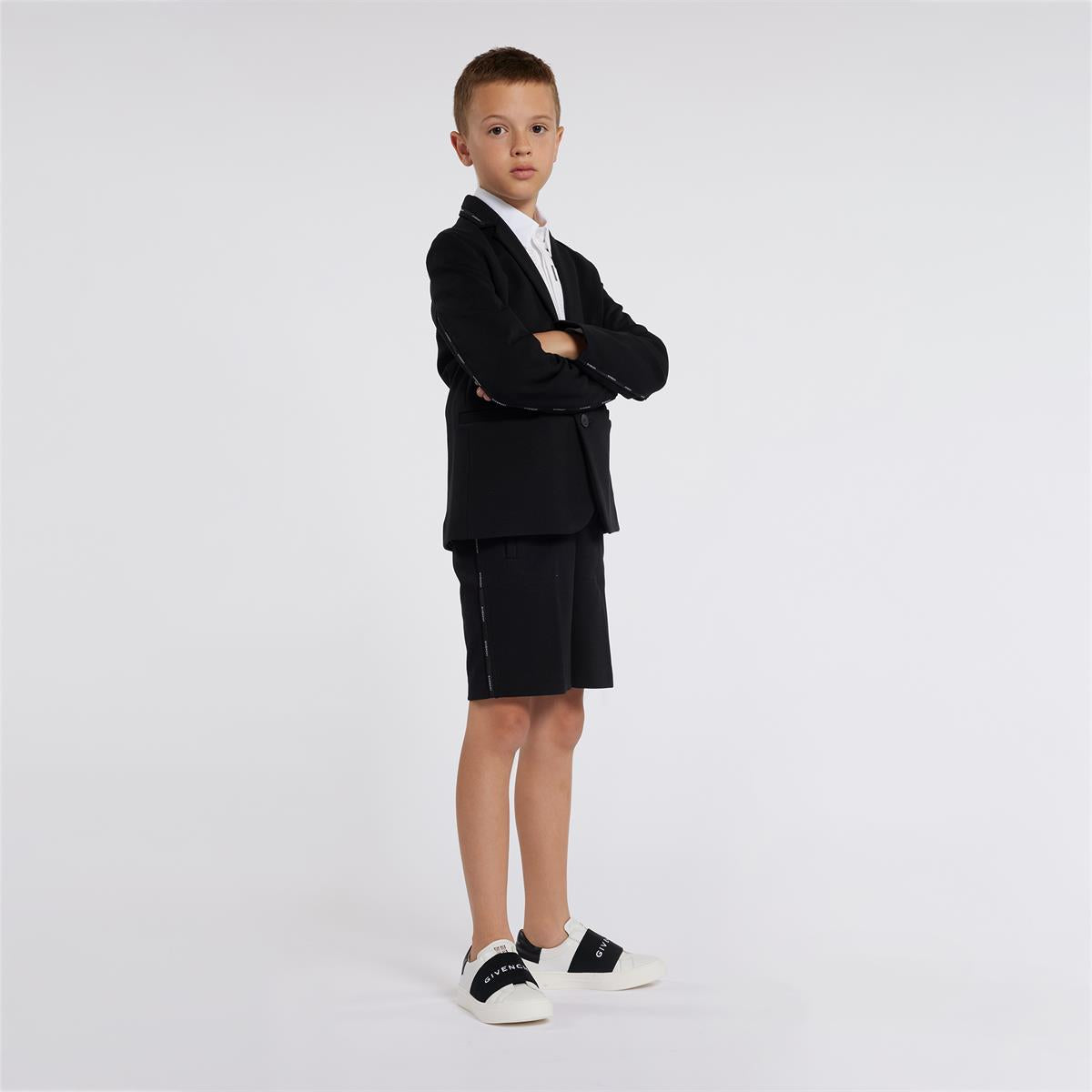 Boys White Cotton Shirt