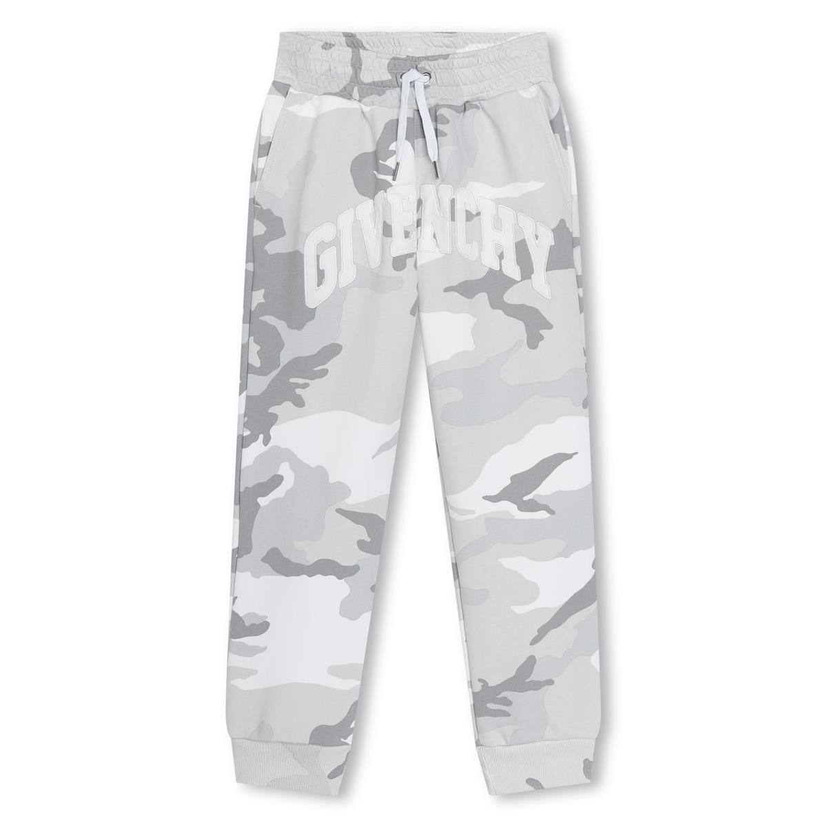 Boys Grey Logo Trousers