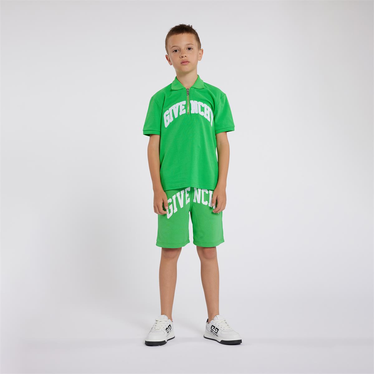 Boys Green Polo Shirt