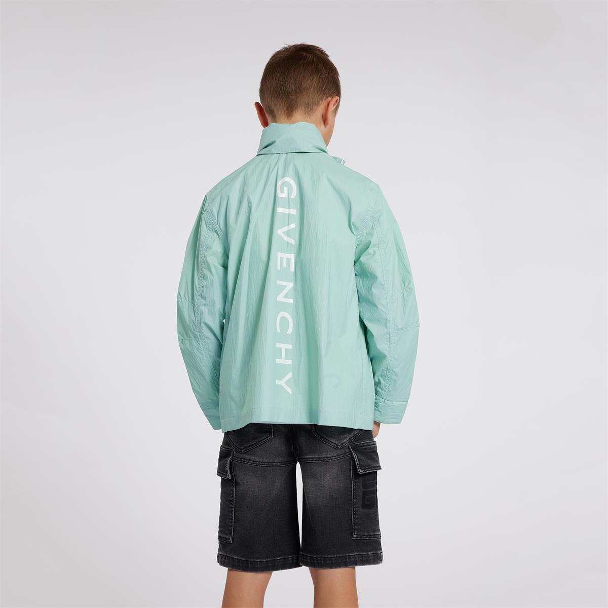Boys Black Denim Shorts