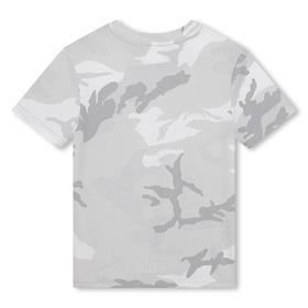Boys Grey Cotton T-Shirt
