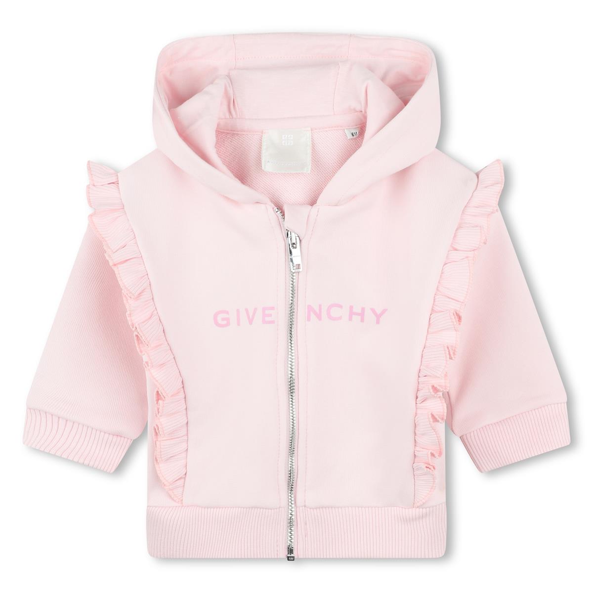 Baby Girls Pink Zip-Up Top