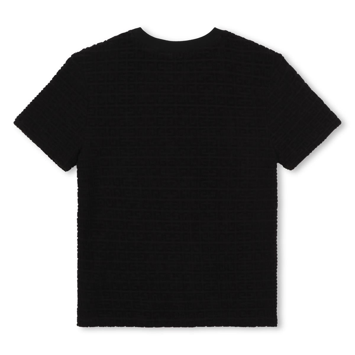 Baby Boys Black Cotton T-Shirt