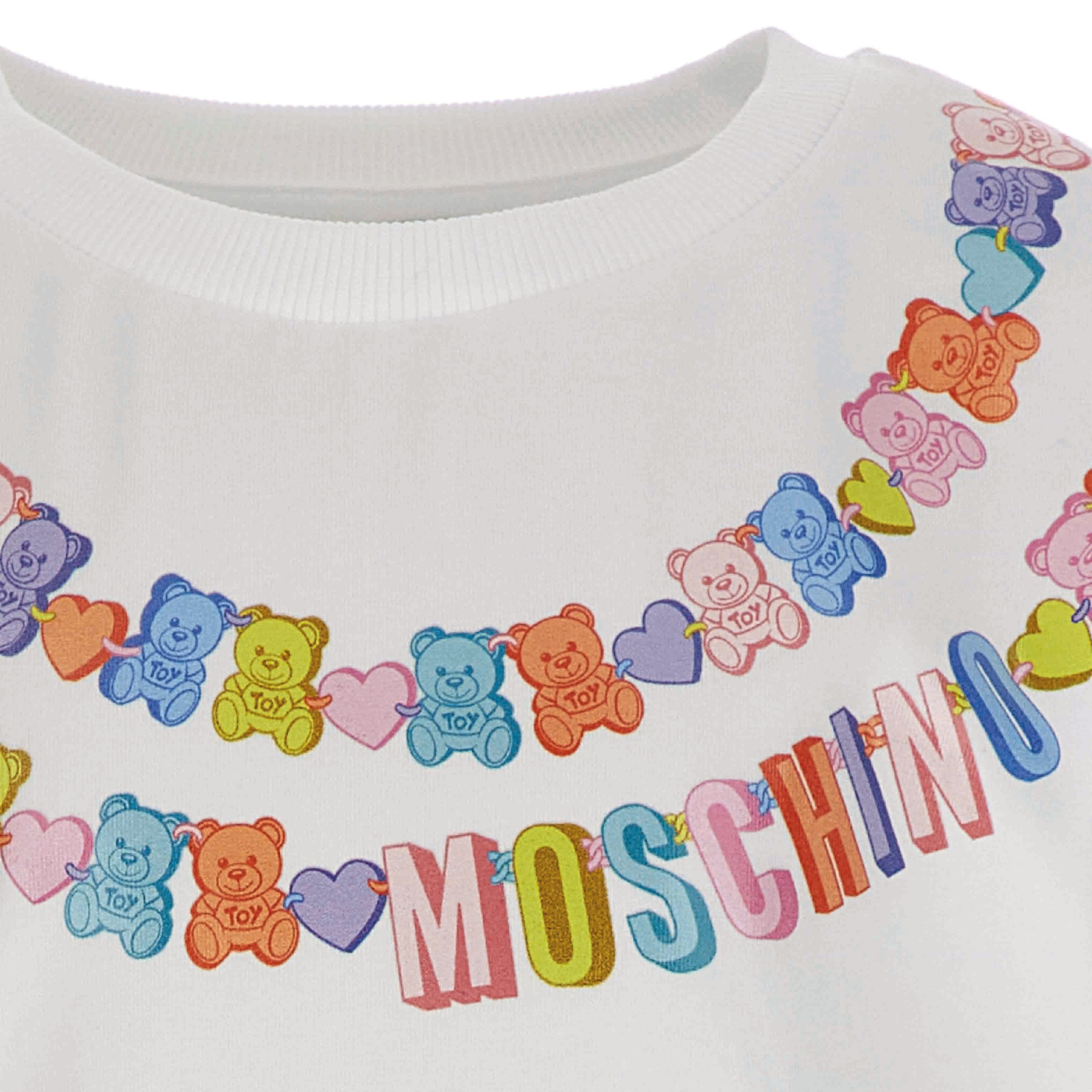 Boys & Girls White Cotton T-Shirt