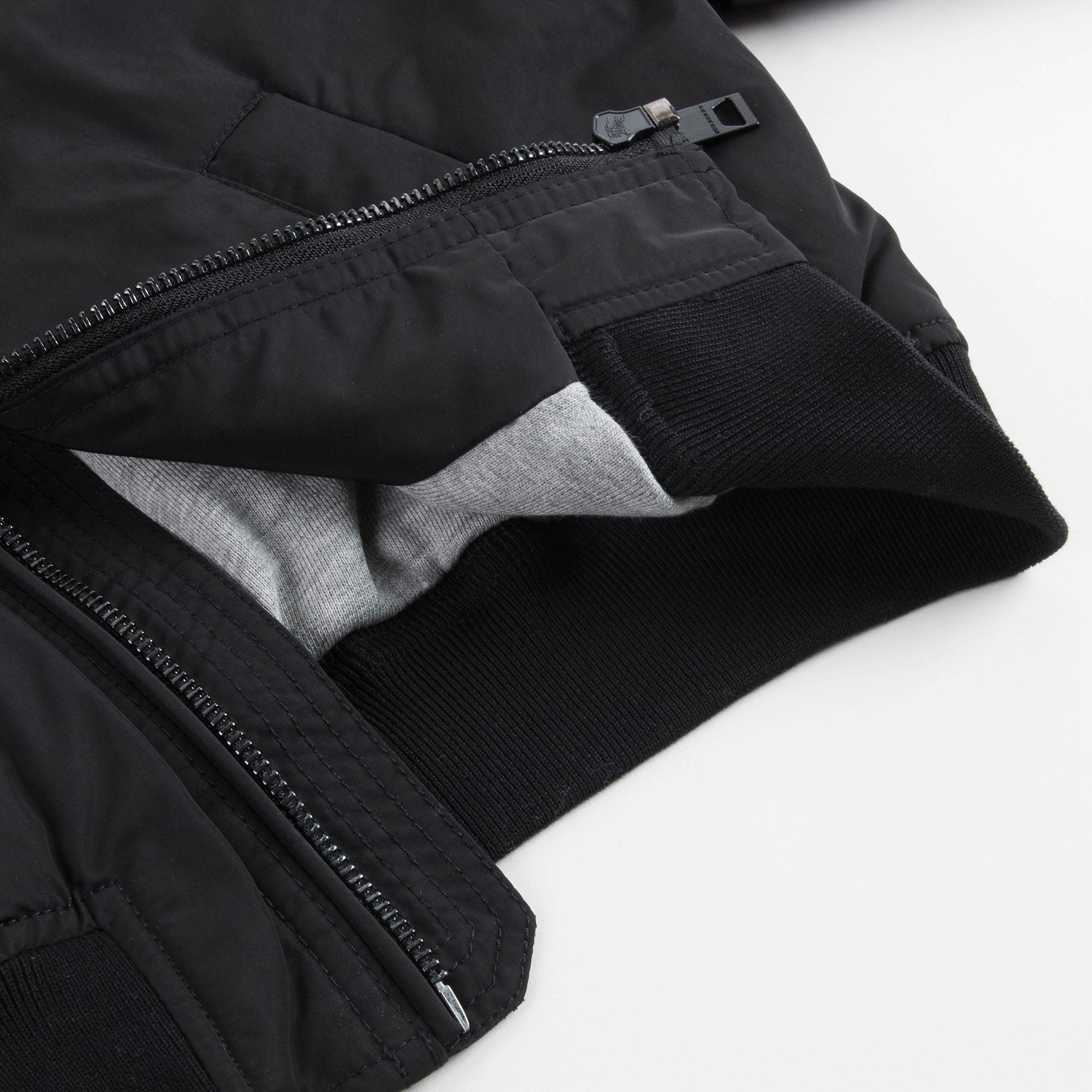 Boys Black Logo Jacket