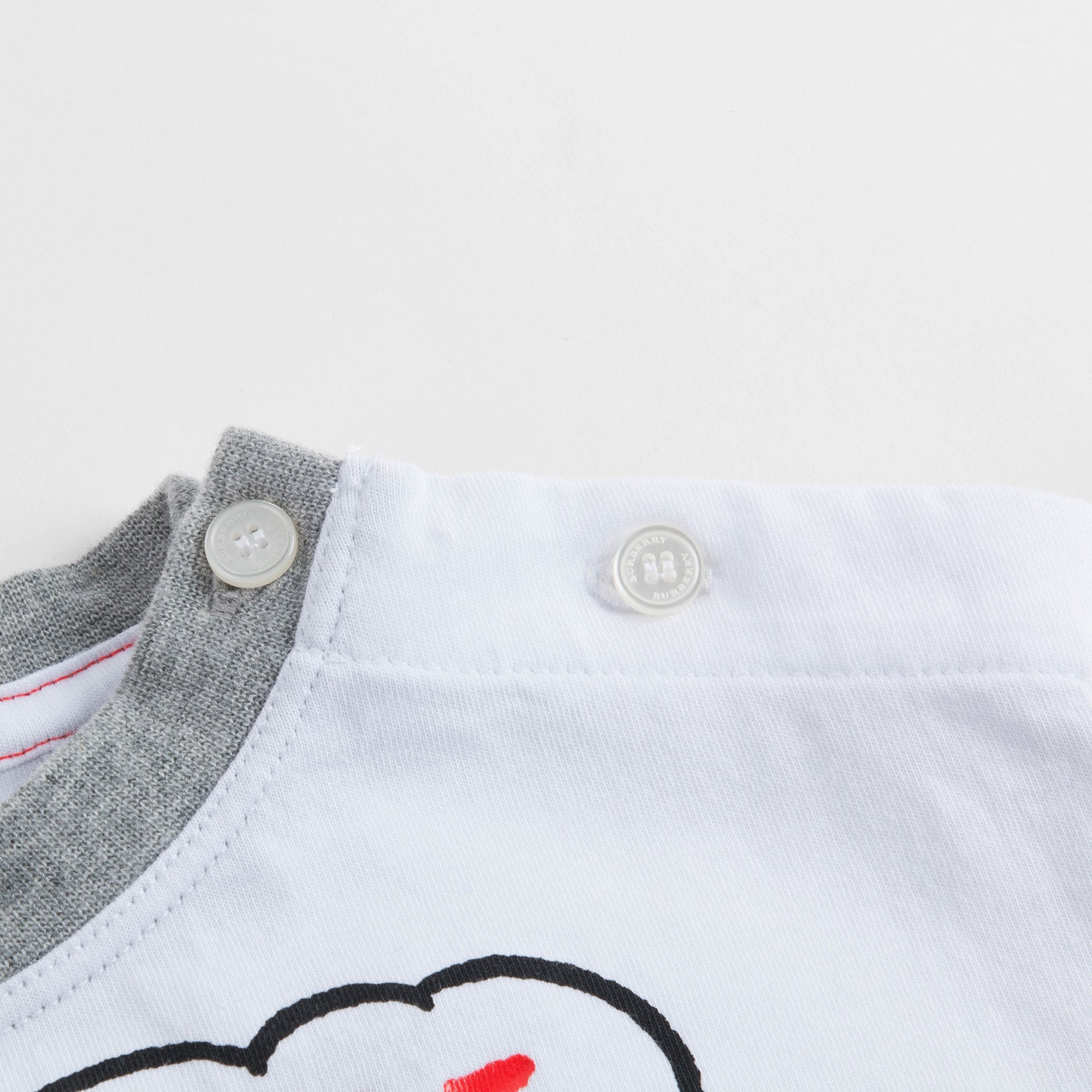 Baby Boys White Cotton T-shirt