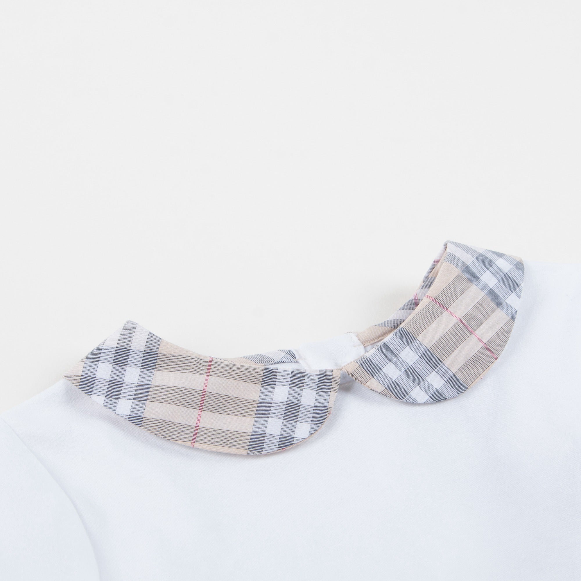 Baby  White   Cotton  Babysuit