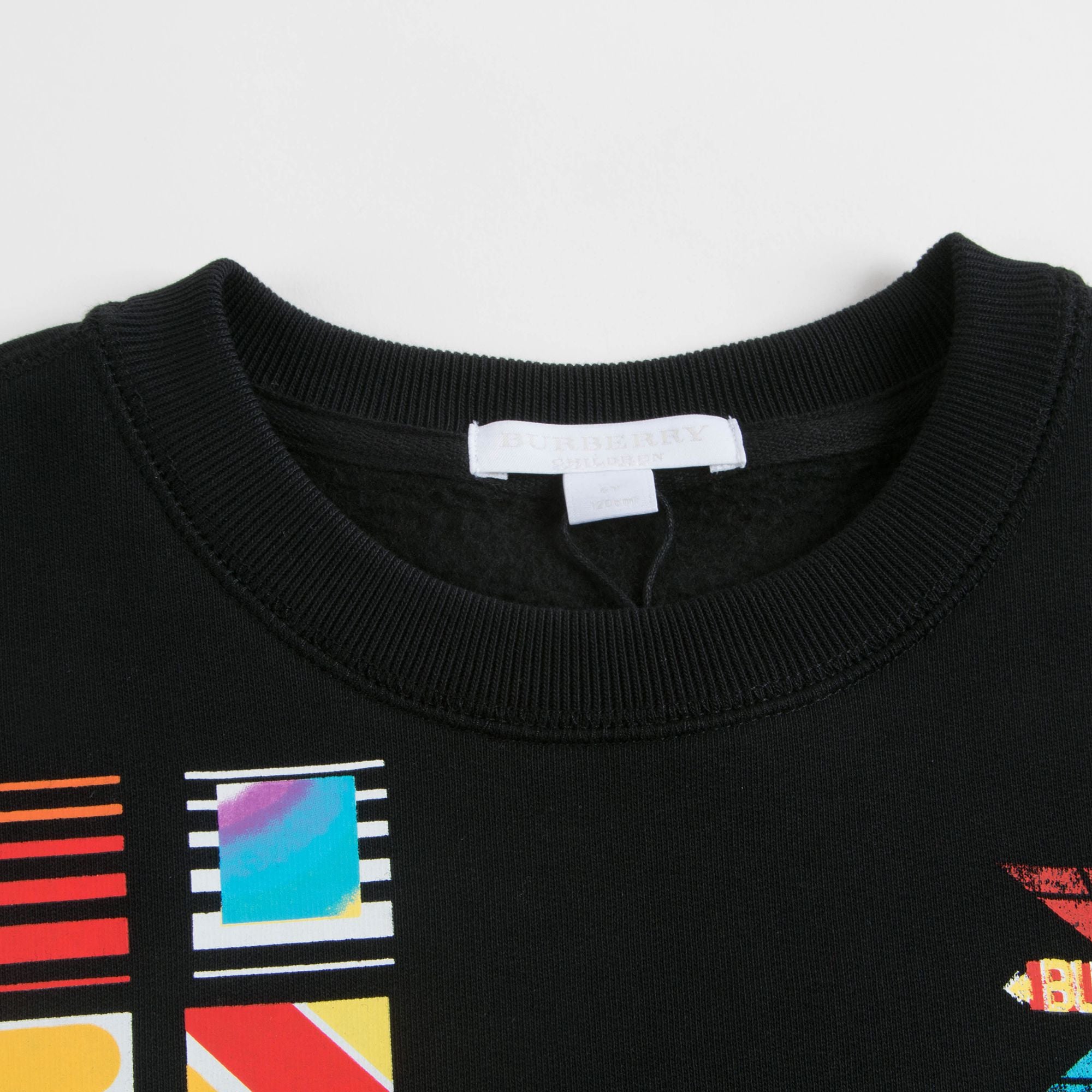 Boys Black Cotton Sweatshirt