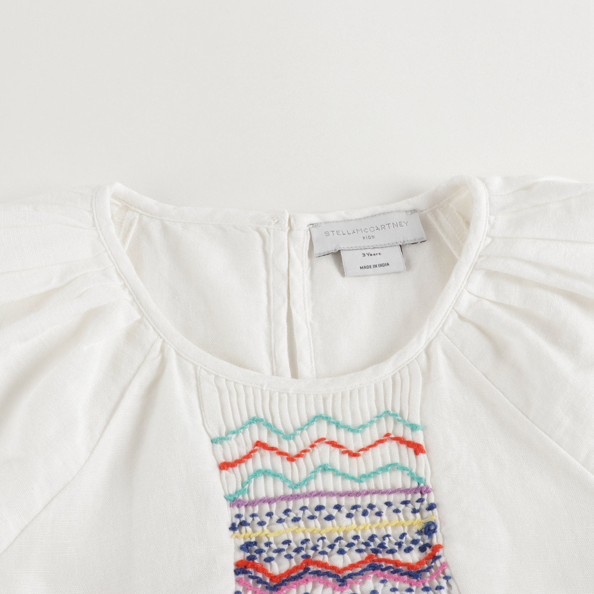 Ensemble robe blanche pour bébés filles