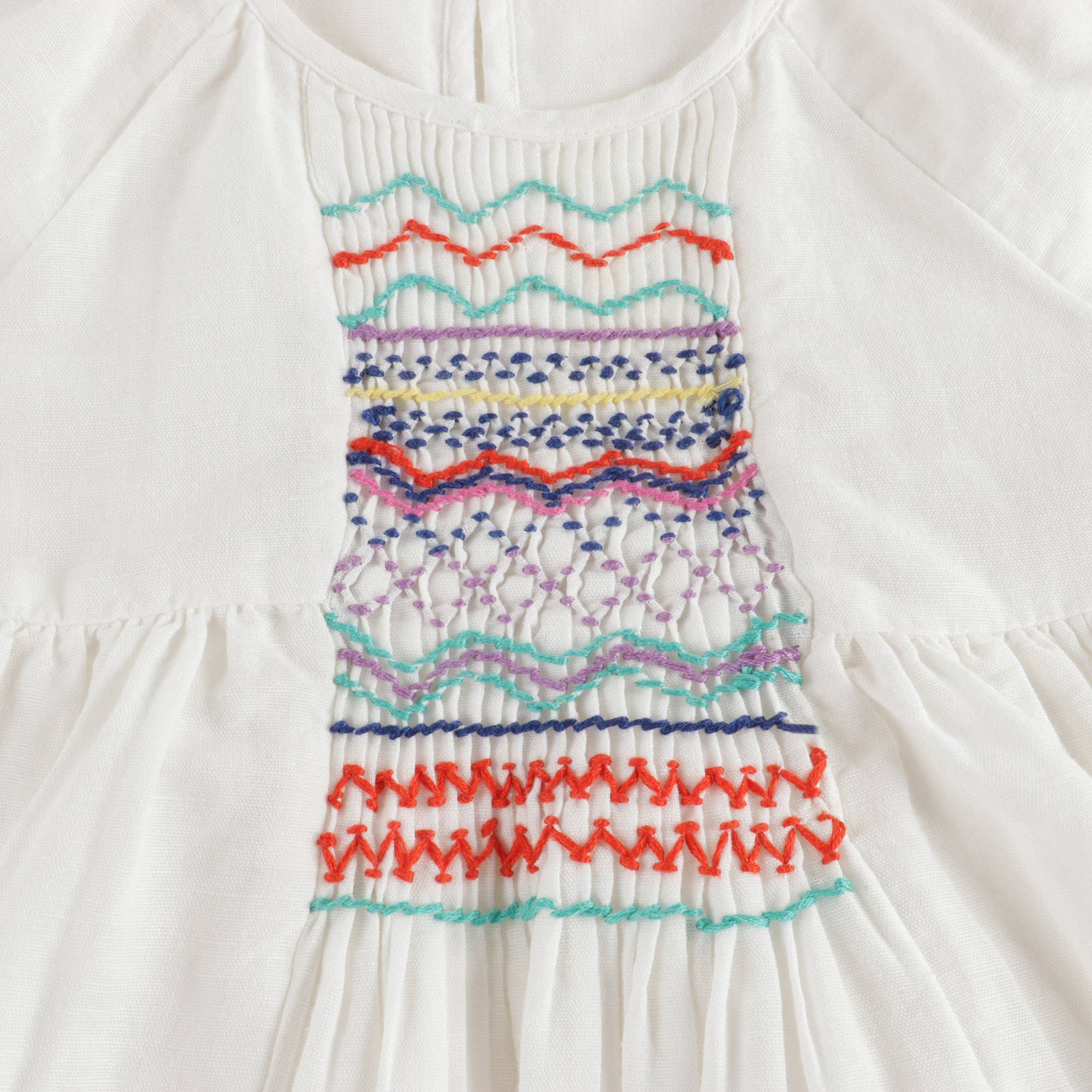Ensemble robe blanche pour bébés filles