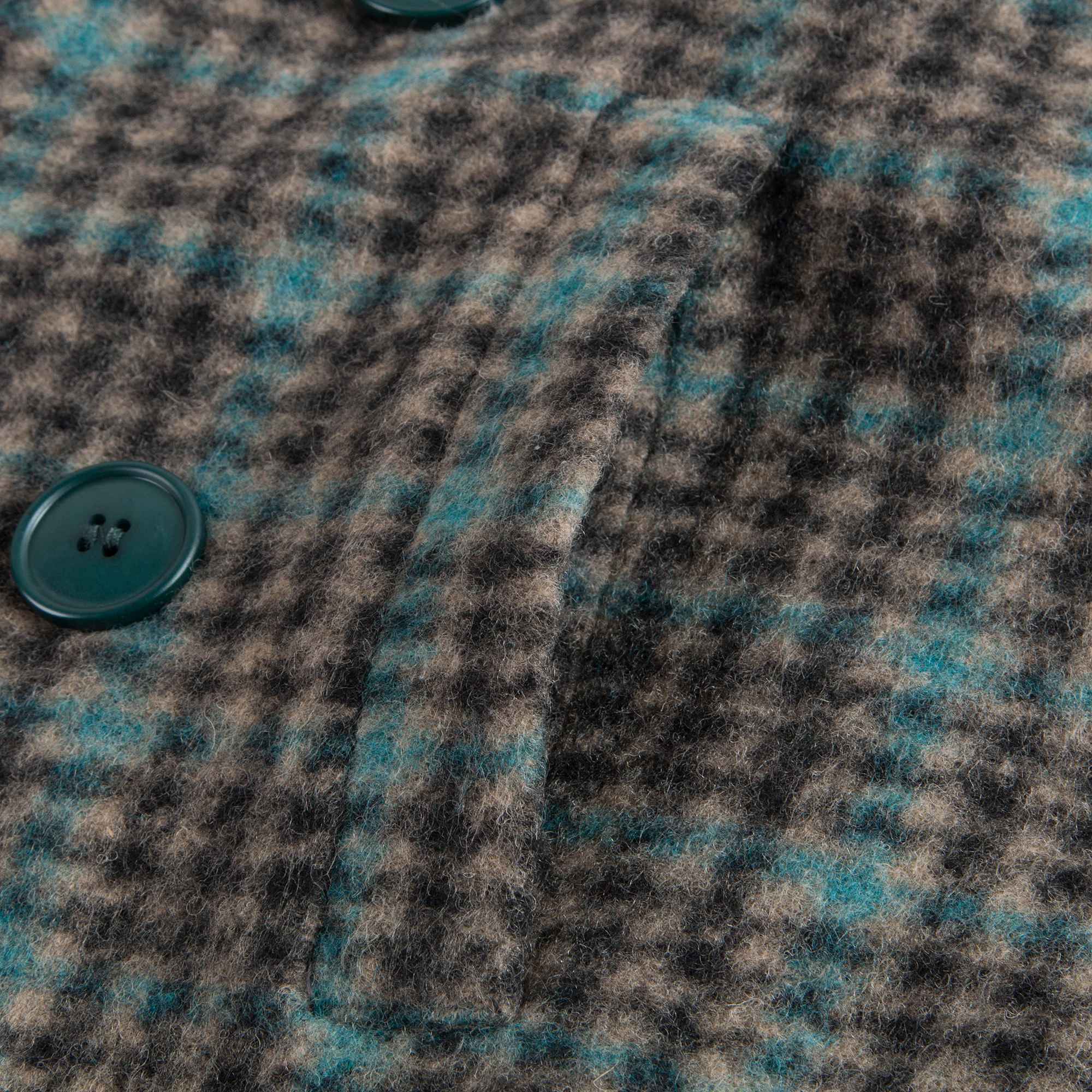 Boys Check Peacoat