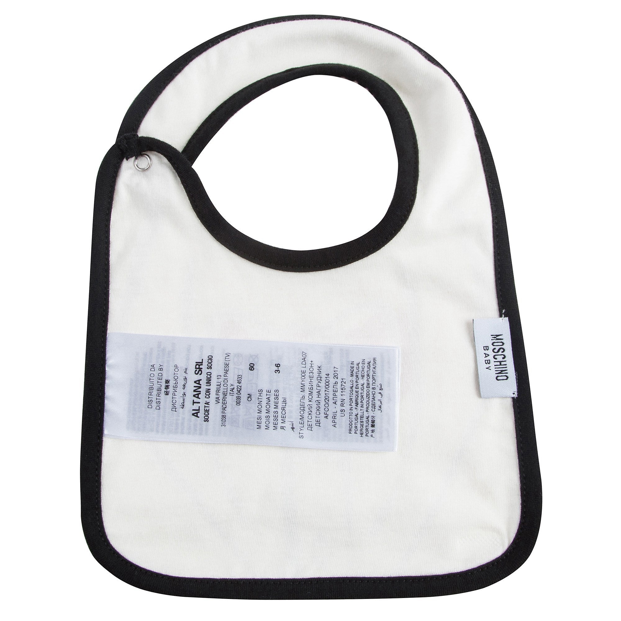 Baby Boys Black Babygrow & Bib Baby Gift Set