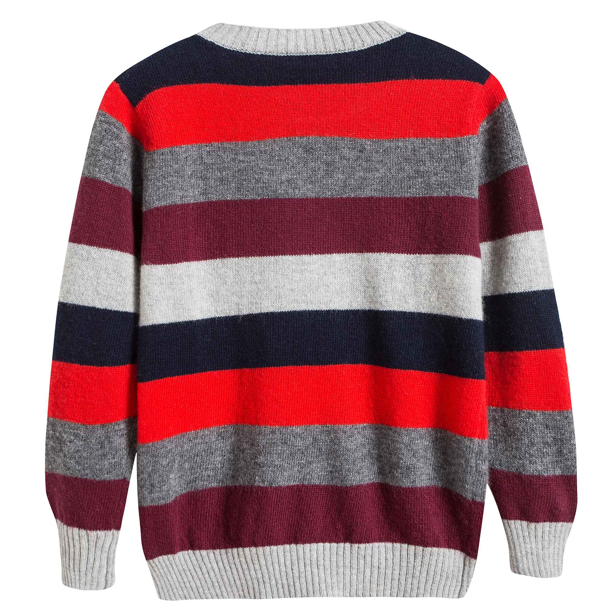 Boys Stripe Wool Sweater