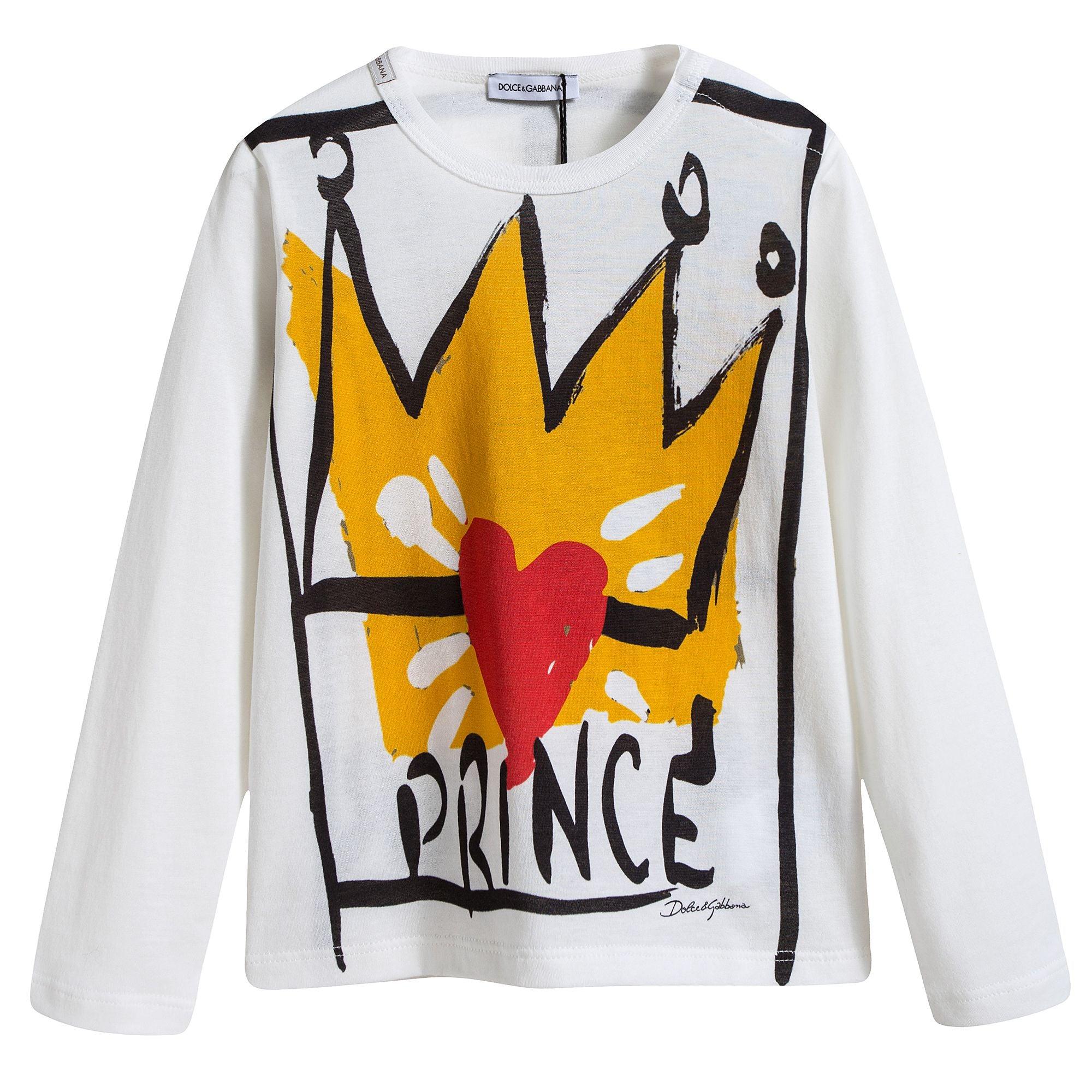 Baby Boys White 'Prince' T-shirt