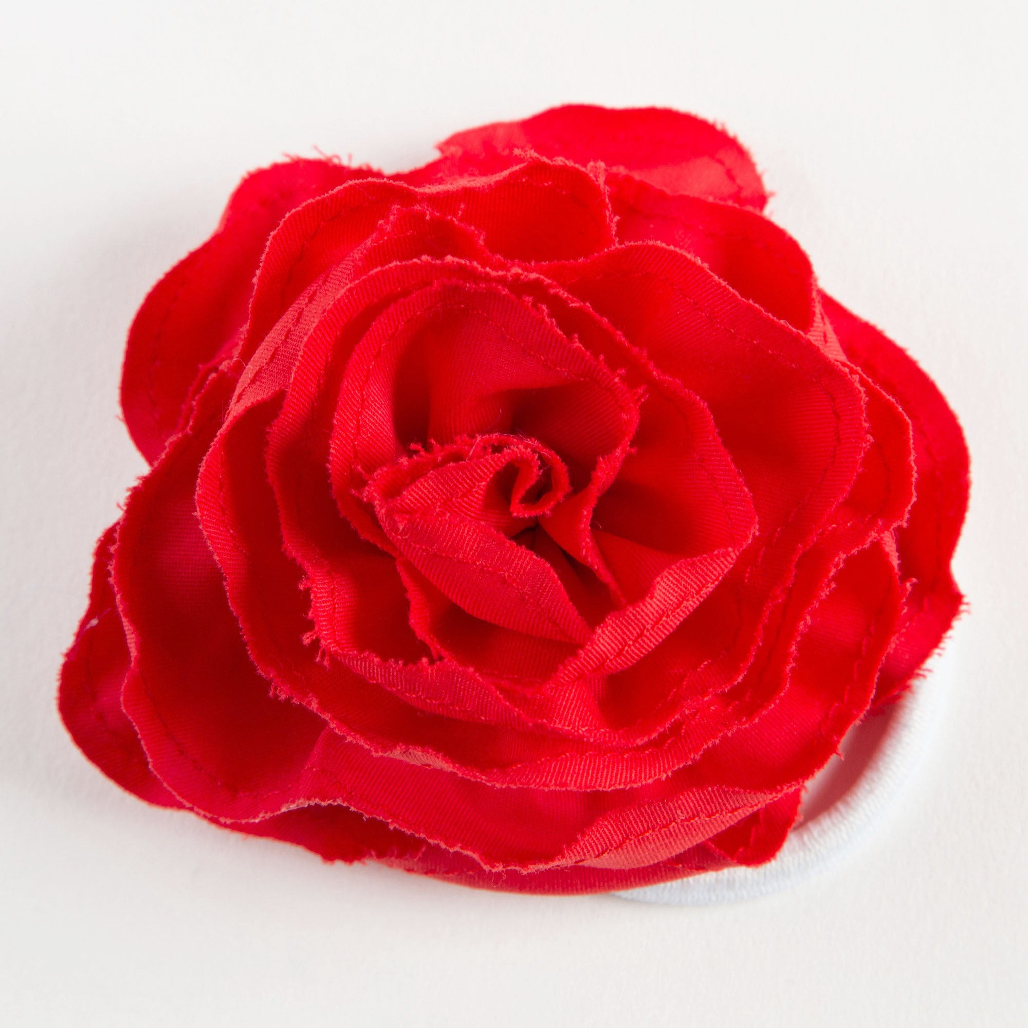 Girls Red Headdress Flower