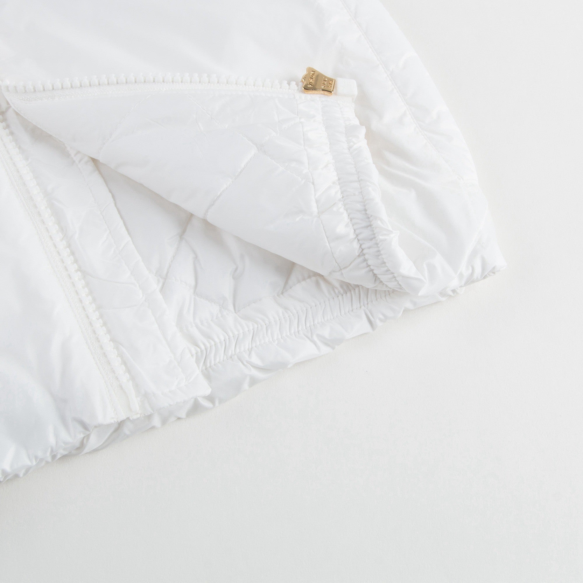 Baby Boys White Padded Showerproof Jacket