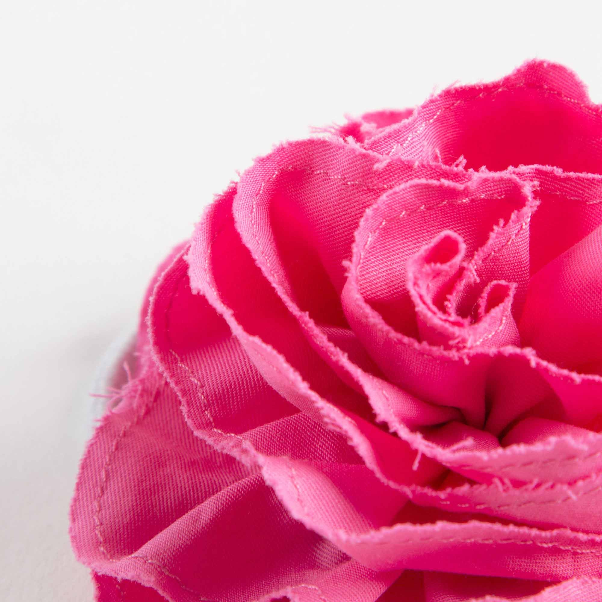 Girls Dark Pink Headdress Flower