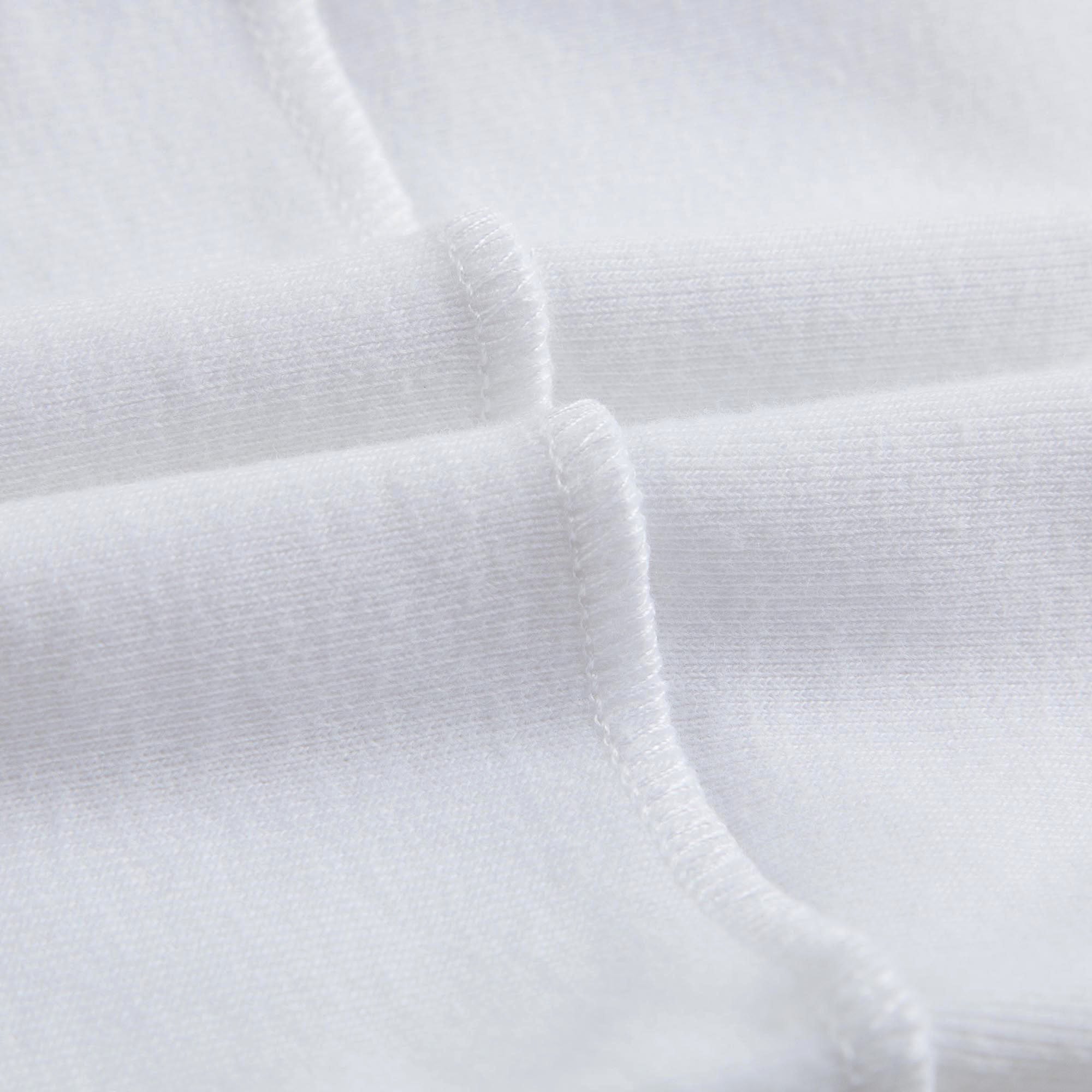 Baby White Check Cotton Three-piece Gift Set With Pocket