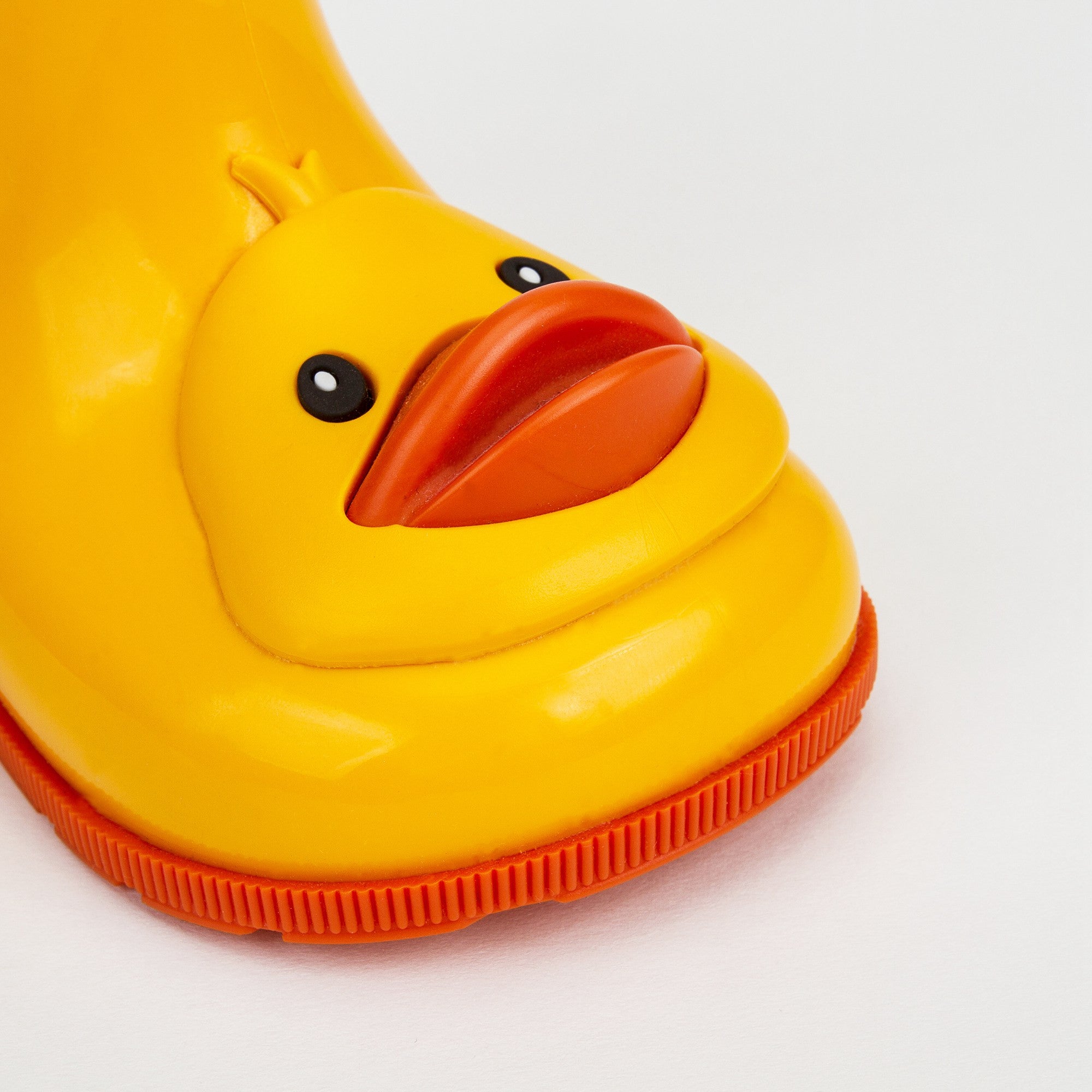 Boys & Girls Yellow Duck Rainshoes