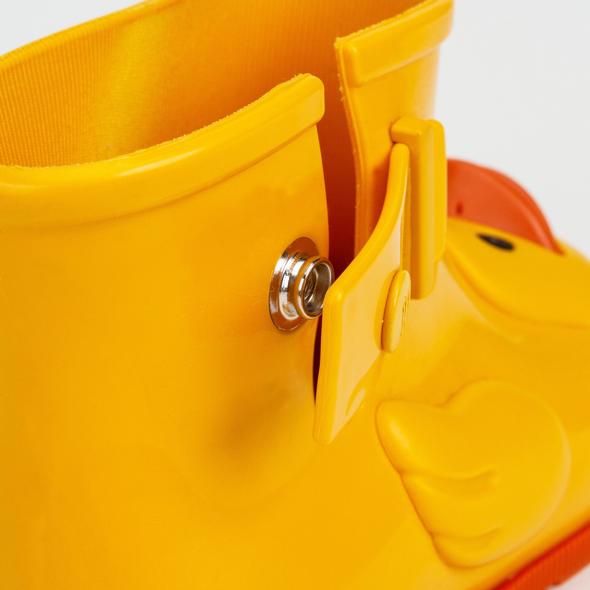 Boys & Girls Yellow Duck Rainshoes