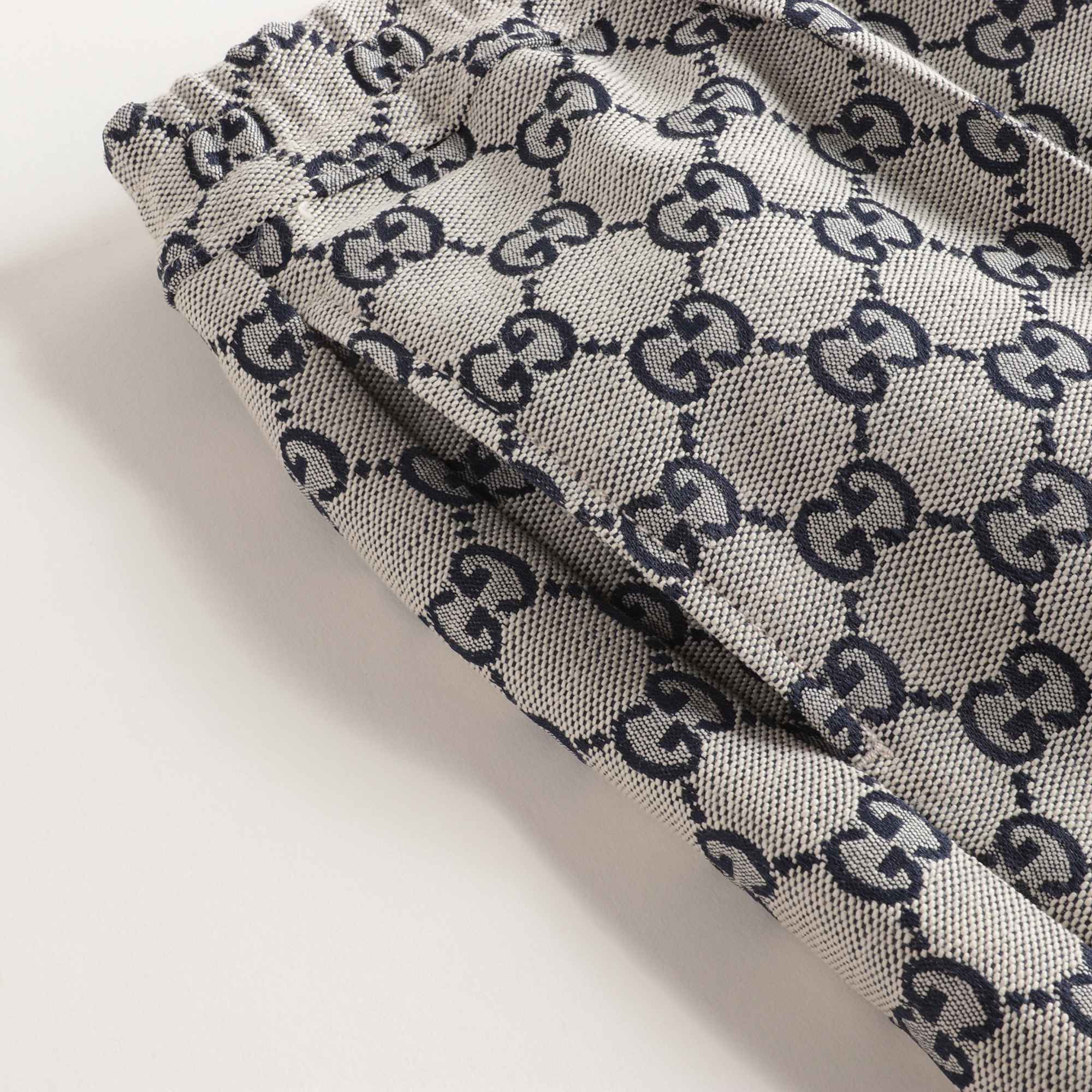 Boys Beige GG Cotton Trousers