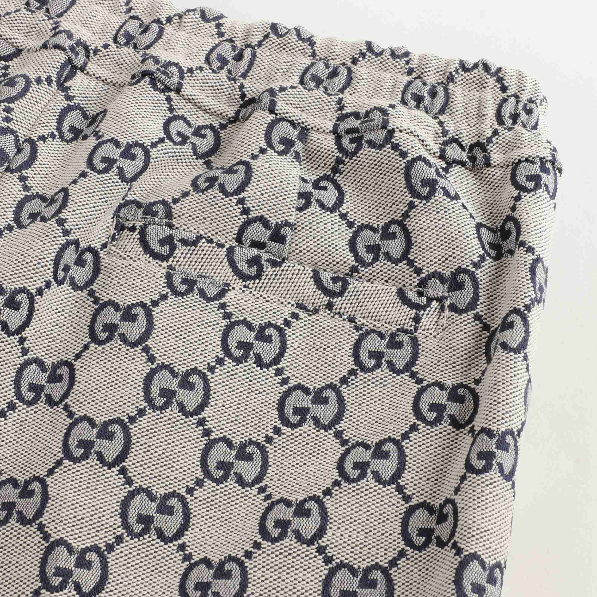 Boys Beige GG Cotton Trousers