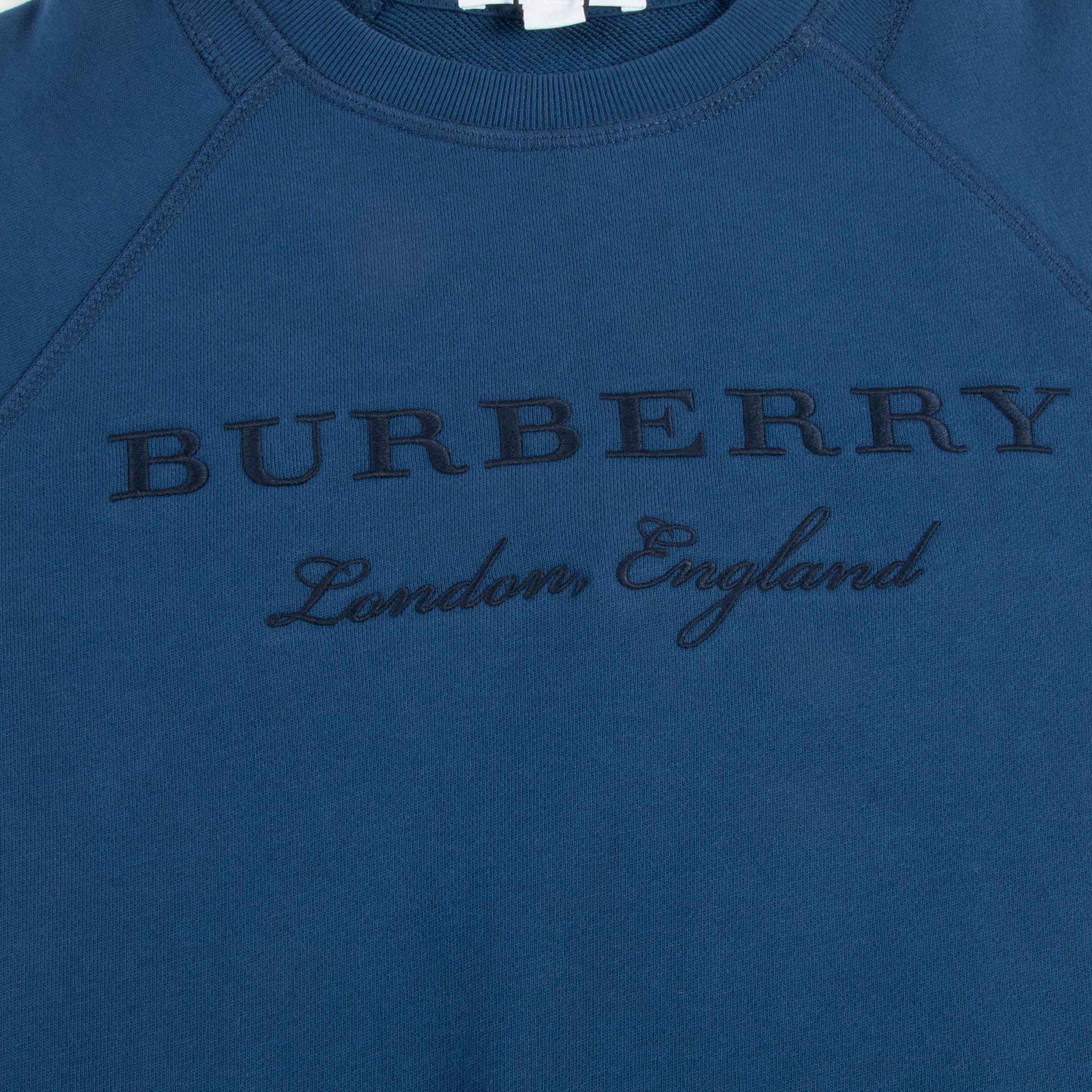 Boys Canvas Blue Cotton Sweatshirt