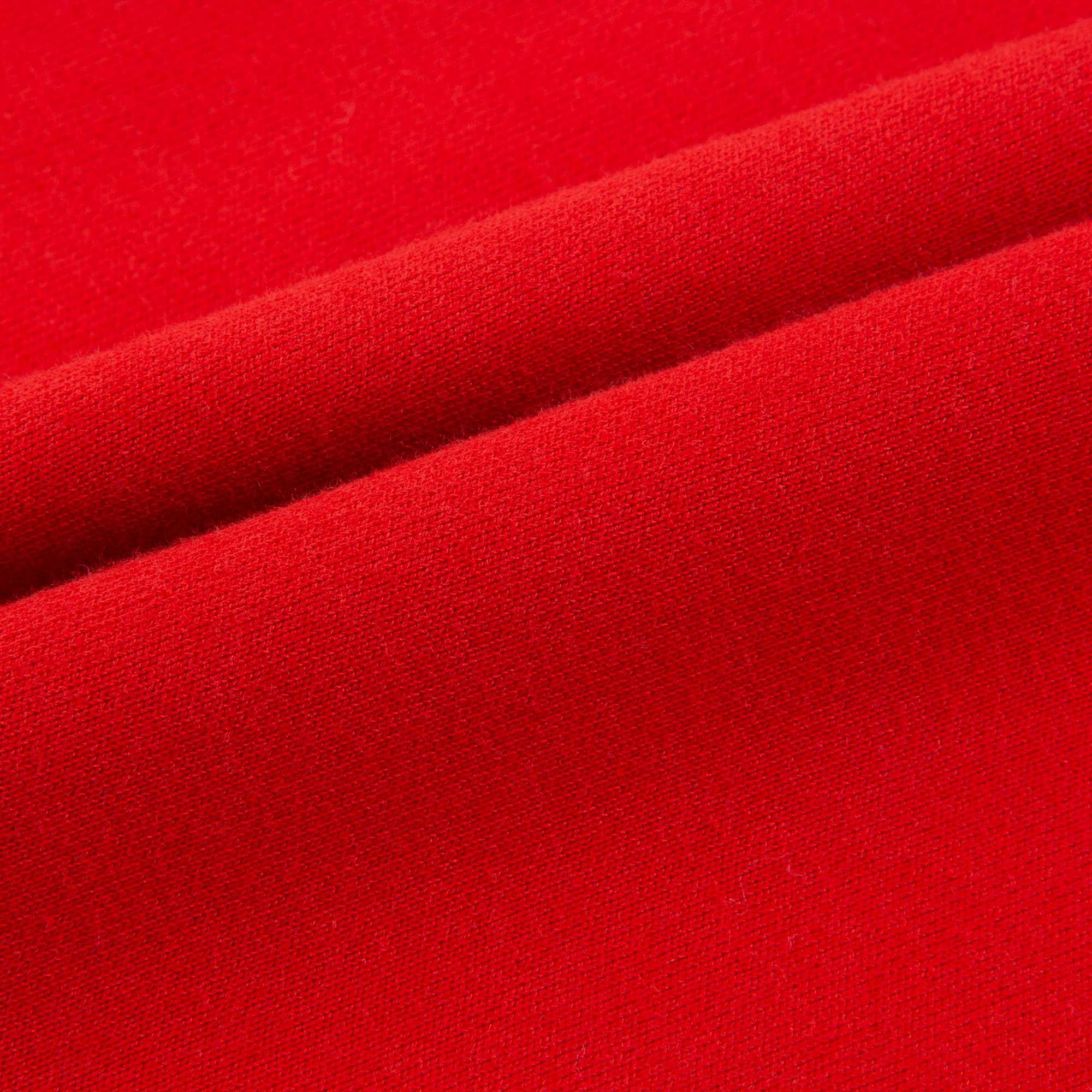 Girls Flame Red Cotton Sweater