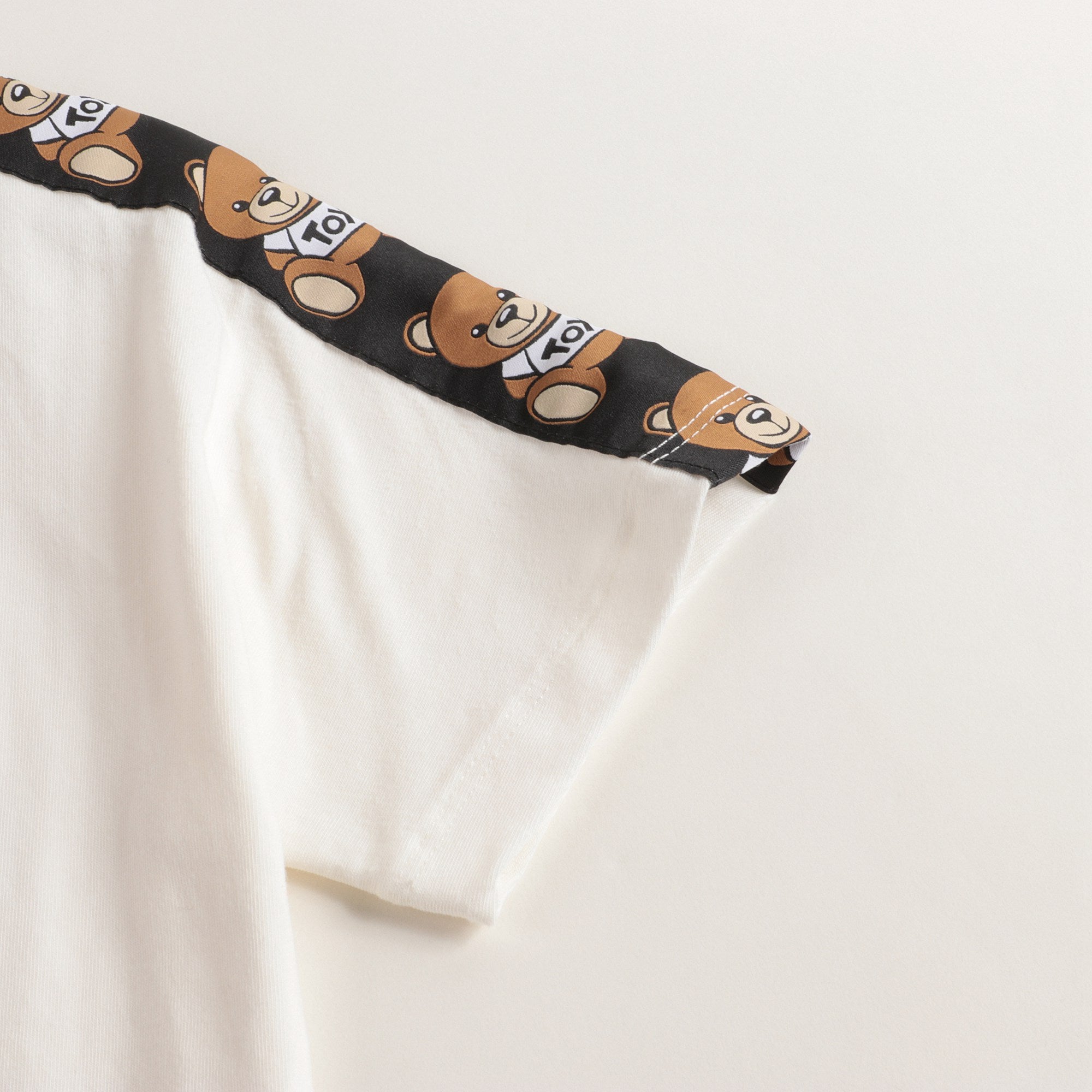 Boys & Girls Ivory Logo Cotton T-shirt
