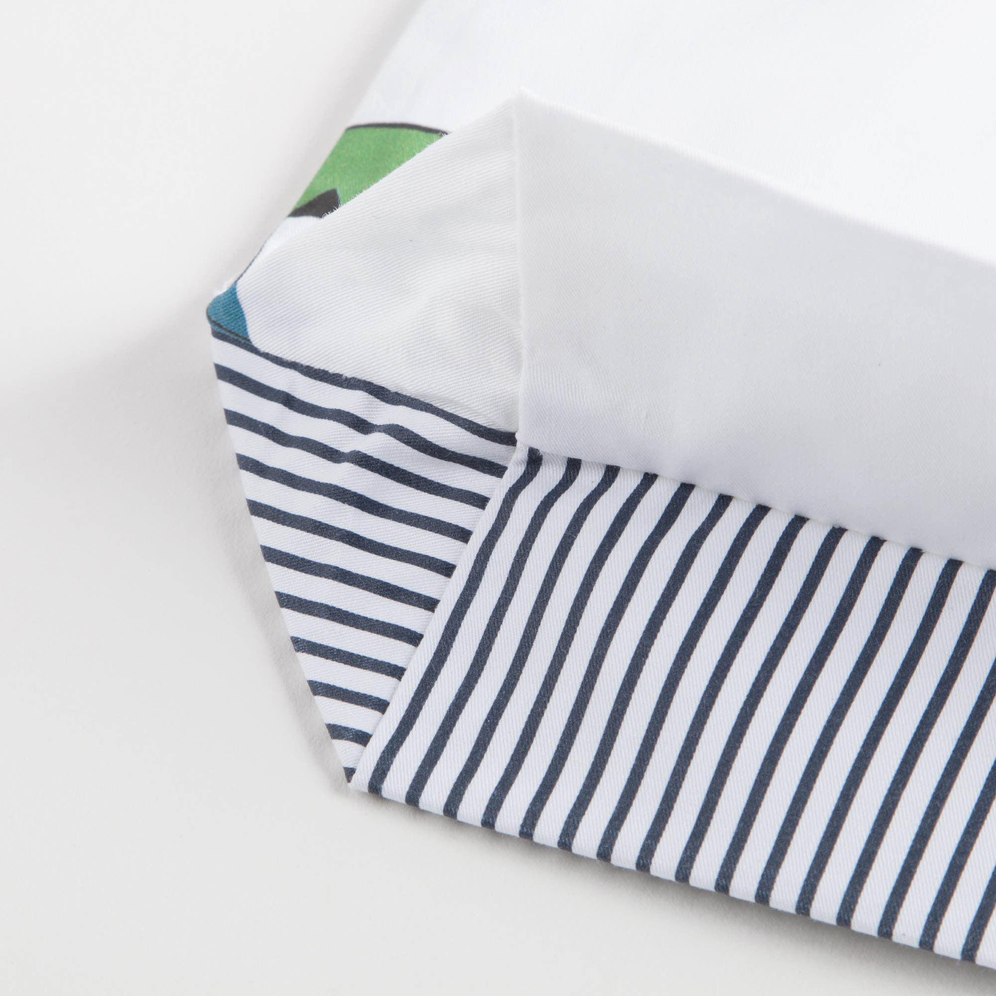 Sac en coton blanc avec maison